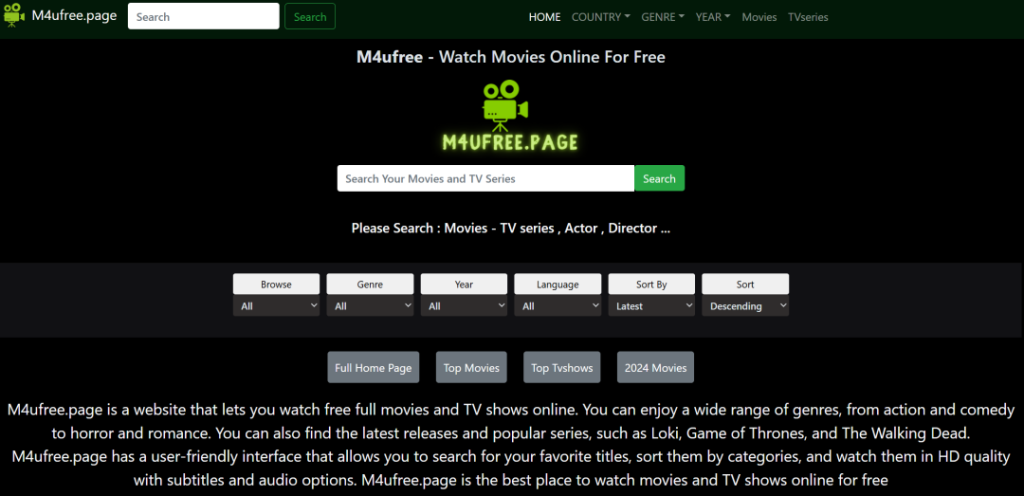 m4ufree new site